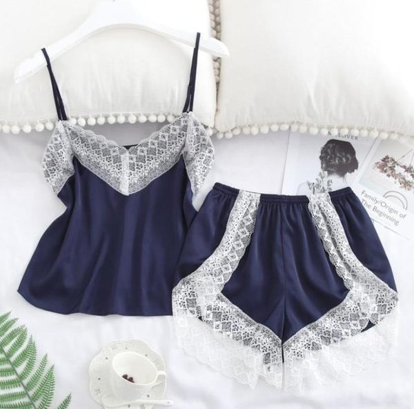 women sleepwear silk bow loose sleeveless woman underwear lace pajamas set suspenders shirts shorts sets erotic lingerie dres6821596, Black;red
women sleepwear silk bow loose sleeveless woman underwear lace pajamas set suspenders shirts shorts sets erotic lingerie dres6821596, Black;red