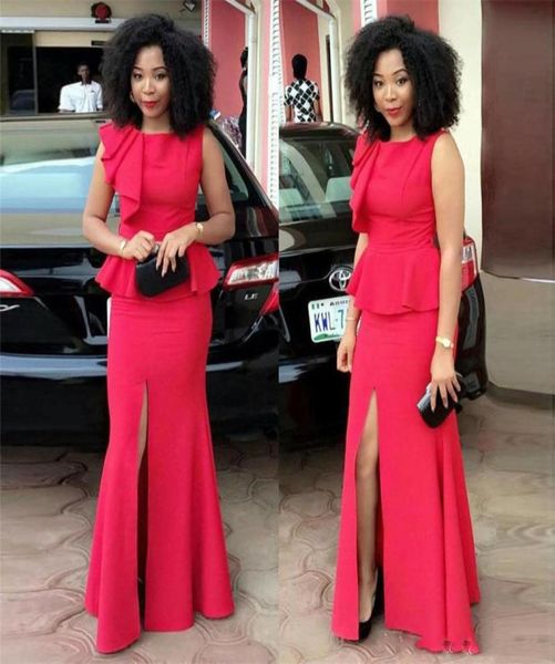 saudi arabic red mermaid prom dresses front split peplum ruffles sheath black girls dresses evening wear floor length party gowns 5135665
saudi arabic red mermaid prom dresses front split peplum ruffles sheath black girls dresses evening wear floor length party gowns 5135665