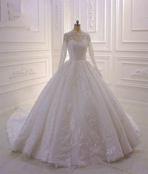 luxury muslim long sleeves ball gown wedding dresses 2020 high neck lace appliqued beaded plus size bridal gowns robe de mariee7634097, White
luxury muslim long sleeves ball gown wedding dresses 2020 high neck lace appliqued beaded plus size bridal gowns robe de mariee7634097, White