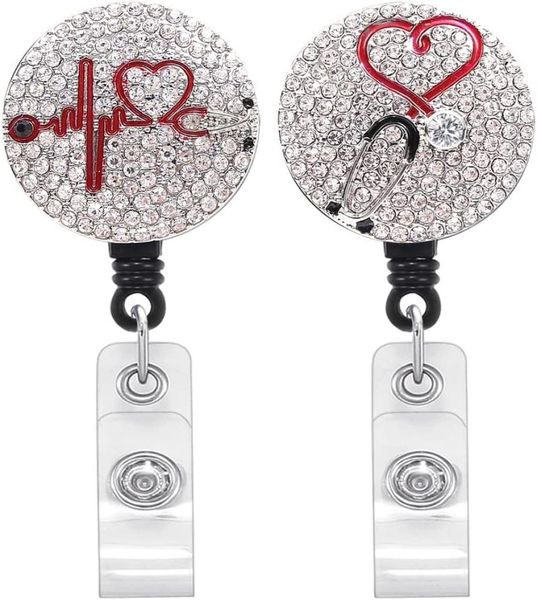 key rings crystal diamond shining stone nurse badge reels heavy duty retractable aligator clip id holder for student doctor drop d3153038, Slivery;golden
key rings crystal diamond shining stone nurse badge reels heavy duty retractable aligator clip id holder for student doctor drop d3153038, Slivery;golden