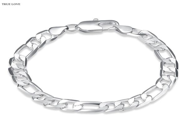 highquality 925 sterling silver plated figaro chain bracelet 8mmx20cm fashion man jewelry low whole 5212484, Black
highquality 925 sterling silver plated figaro chain bracelet 8mmx20cm fashion man jewelry low whole 5212484, Black