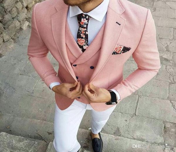slim fit pink men suits for wedding groom tuxedo prom party man attires groomsmen outfits 3piecejacket pants vestterno masc9691626, Black;gray
slim fit pink men suits for wedding groom tuxedo prom party man attires groomsmen outfits 3piecejacket pants vestterno masc9691626, Black;gray