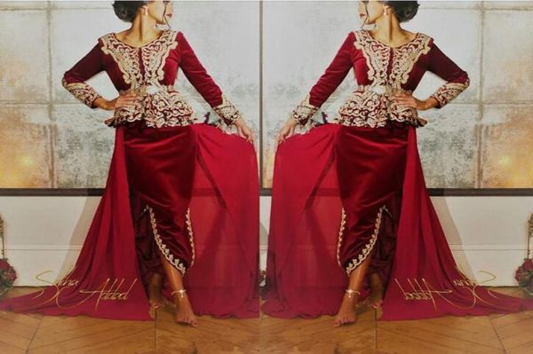 2019 burgundy velvet caftan karakou algerien prom formal dresses with gold lace long sleeve peplum occasion evening gown wear6392021, Black;red
2019 burgundy velvet caftan karakou algerien prom formal dresses with gold lace long sleeve peplum occasion evening gown wear6392021, Black;red