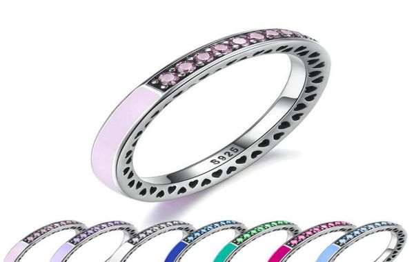 925 sterling silver radiant hearts light pink enamel clear cz finger ring women wedding jewelry 5940373
925 sterling silver radiant hearts light pink enamel clear cz finger ring women wedding jewelry 5940373