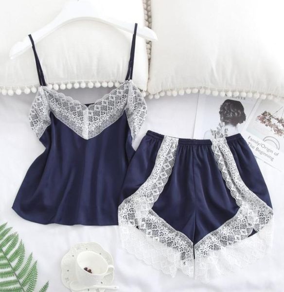 women sleepwear silk bow loose sleeveless woman underwear lace pajamas set suspenders shirts shorts sets erotic lingerie dres1629087, Black;red
women sleepwear silk bow loose sleeveless woman underwear lace pajamas set suspenders shirts shorts sets erotic lingerie dres1629087, Black;red