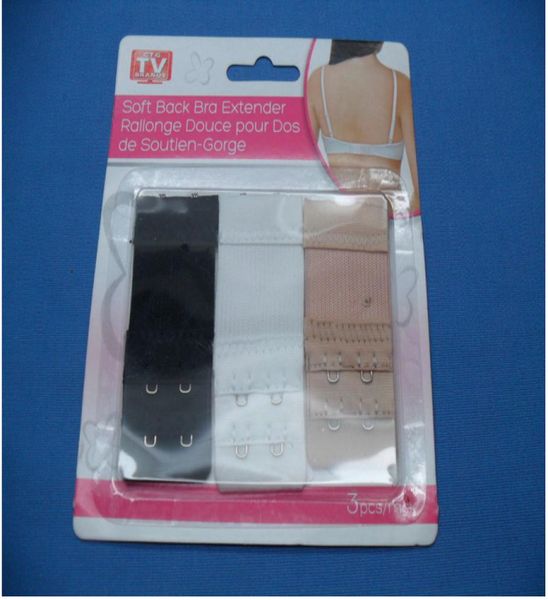 set of 3 comfortable soft back bra extender 2 hooks women elastic underwear clip 10setslot 8325917, Black;white
set of 3 comfortable soft back bra extender 2 hooks women elastic underwear clip 10setslot 8325917, Black;white