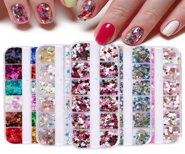 12 gridsbox laser decals heart star spangles ultrathin nail sequins flakes rhinestones jewelry accessories paillettes for diy de8722982, Black
12 gridsbox laser decals heart star spangles ultrathin nail sequins flakes rhinestones jewelry accessories paillettes for diy de8722982, Black