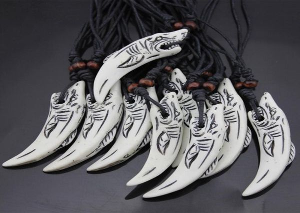 whole 12pcs faux yak bone resin carved white shark tooth pendants choker necklaces for men women surf gifts mn1439239617, Silver
whole 12pcs faux yak bone resin carved white shark tooth pendants choker necklaces for men women surf gifts mn1439239617, Silver
