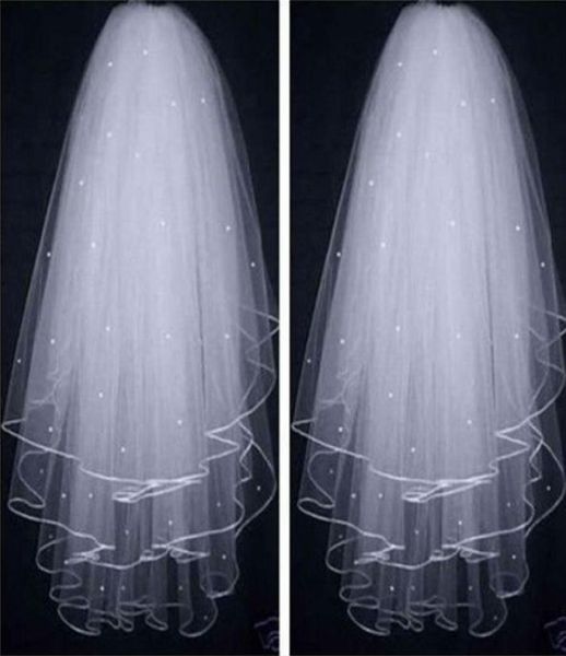 2022 two layer short tulle wedding bridal veils with beading ribbon edge accessories for bridal4794042, Black
2022 two layer short tulle wedding bridal veils with beading ribbon edge accessories for bridal4794042, Black