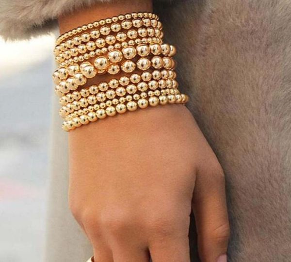 fashion gold bead bracelet for women lady girls strands beaded ball bracelets stretchable elastic bracelet jewelry6002389, Black
fashion gold bead bracelet for women lady girls strands beaded ball bracelets stretchable elastic bracelet jewelry6002389, Black