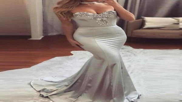silver mermaid prom dresses long 2019 strapless sleeveless bead appliques formal evening gowns women cocktail bridesmaid party bal5181319, Black
silver mermaid prom dresses long 2019 strapless sleeveless bead appliques formal evening gowns women cocktail bridesmaid party bal5181319, Black