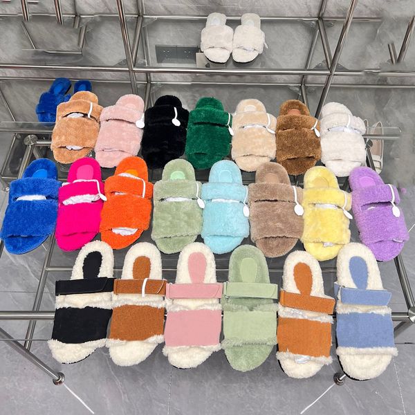 luxury lamb wool slippers letter h designer shoes plush autumn winter flat bottom sandal solid color fur fluffy slippers women leisure home, Black
luxury lamb wool slippers letter h designer shoes plush autumn winter flat bottom sandal solid color fur fluffy slippers women leisure home, Black