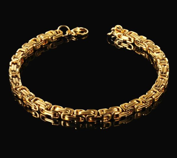 fashion trend luxury mens bracelets stainless steel gold color personality mens charm bracelet jewelry gift whole7939947, Golden;silver
fashion trend luxury mens bracelets stainless steel gold color personality mens charm bracelet jewelry gift whole7939947, Golden;silver