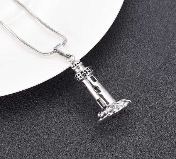 lkj10012 the lighthouse cremation ashes turned into jewelry stainless steel men keepsake memorial urn pendant for dad3560109, Silver
lkj10012 the lighthouse cremation ashes turned into jewelry stainless steel men keepsake memorial urn pendant for dad3560109, Silver