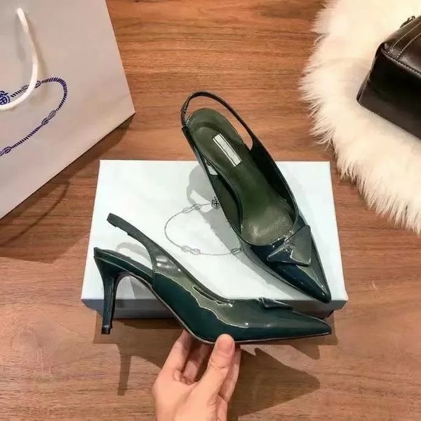 classic summer sandals sling back dress shoes heeled sandals luxurious designers evening slingback pumps black white patent leather women sl
classic summer sandals sling back dress shoes heeled sandals luxurious designers evening slingback pumps black white patent leather women sl