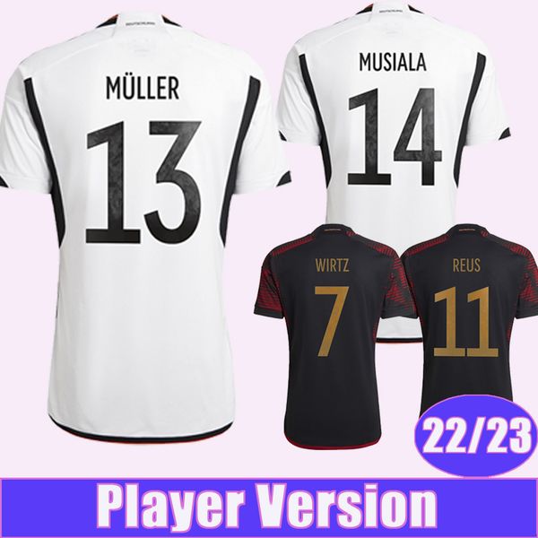 22 23 gnabry player edition soccer jerseys kimmich havertz reus muller sane musiala kehrer home away football shirt, Black;yellow
22 23 gnabry player edition soccer jerseys kimmich havertz reus muller sane musiala kehrer home away football shirt, Black;yellow