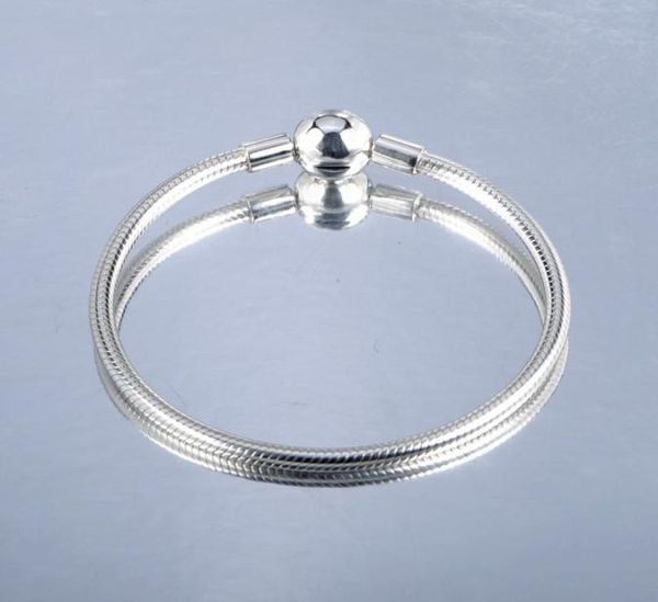 925 sterling silver 18k gold chain bracelets round bead -shaped fit charms bead wedding bangle bracelet jewelry gift for women8046340, Black
925 sterling silver 18k gold chain bracelets round bead -shaped fit charms bead wedding bangle bracelet jewelry gift for women8046340, Black