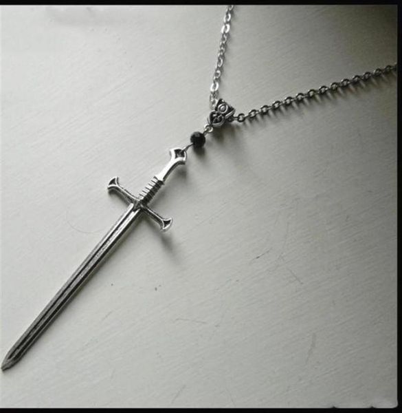 pendant necklaces sword and black crystal necklace gothic silver color warrior jewelry mysterious for tarot gift classical fashion9130551
pendant necklaces sword and black crystal necklace gothic silver color warrior jewelry mysterious for tarot gift classical fashion9130551