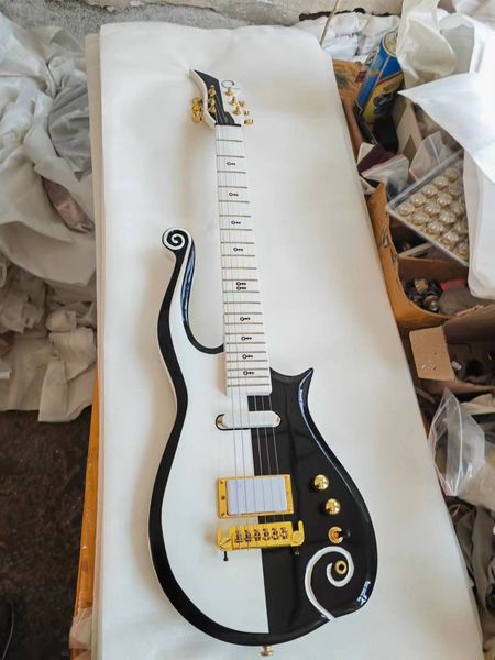 rhxflame diamond series prince cloud white black electric guitar alder body maple neck symbol inlay wrap arround tailpiece gold hardware
rhxflame diamond series prince cloud white black electric guitar alder body maple neck symbol inlay wrap arround tailpiece gold hardware