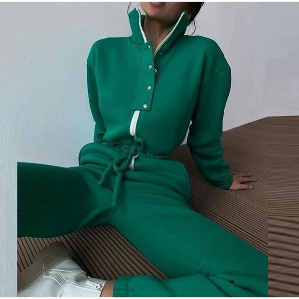 tracksuit women casual stand collar jumpsuits women autumn winter zipper one piece long sleeve outfit solid loose drawstring rompers tracksu, White
tracksuit women casual stand collar jumpsuits women autumn winter zipper one piece long sleeve outfit solid loose drawstring rompers tracksu, White