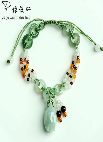 yu yixuan natural jade roses braided bracelet genuine a goods emerald retractable bracelet female simple jewelry cx2006235666234, Black
yu yixuan natural jade roses braided bracelet genuine a goods emerald retractable bracelet female simple jewelry cx2006235666234, Black