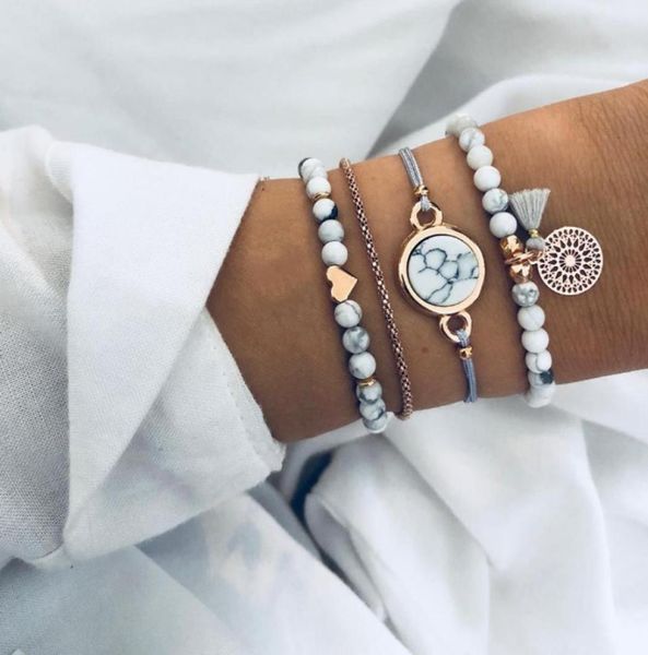 s1739 fashion jewelry bracelet set tassel heart beads bracelets 4pcsset3442680, Golden;silver
s1739 fashion jewelry bracelet set tassel heart beads bracelets 4pcsset3442680, Golden;silver