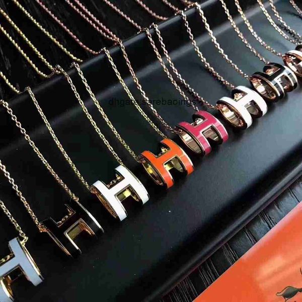 aher max designer luxury high version h necklace female letter enamel pendant 18k rose gold, Silver
aher max designer luxury high version h necklace female letter enamel pendant 18k rose gold, Silver