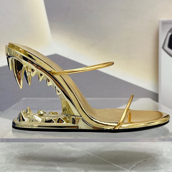 gcds high heeled sandals slope heel slippers leather belt combination unique shoes 10cm summer barefoot height luxury designer shoe silver, Black
gcds high heeled sandals slope heel slippers leather belt combination unique shoes 10cm summer barefoot height luxury designer shoe silver, Black