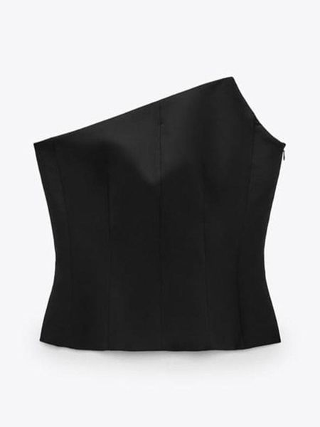 t-shirt fashion irregular chest women casual solid backless off shoulde corset wrap 2023 summer slim office lady black, White
t-shirt fashion irregular chest women casual solid backless off shoulde corset wrap 2023 summer slim office lady black, White