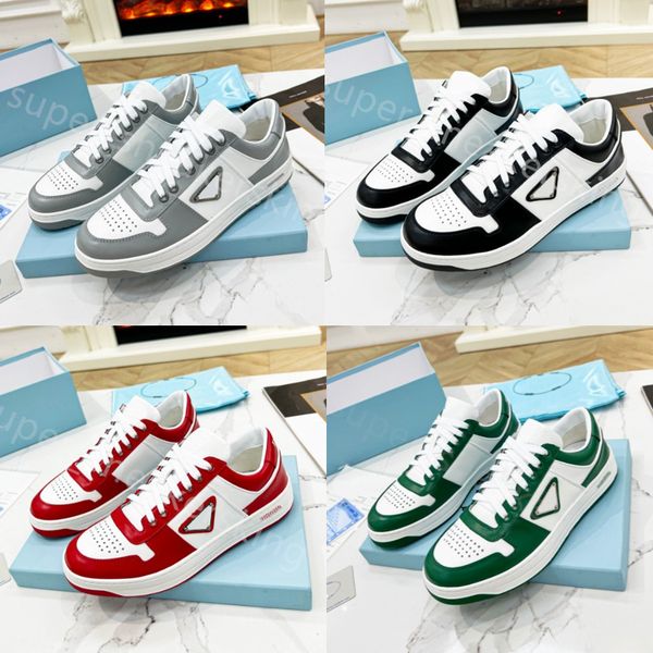 designer shoes men women trainers triangle logo sneakers leather white black grey woman rubber sole sporty shoes with box 35-46
designer shoes men women trainers triangle logo sneakers leather white black grey woman rubber sole sporty shoes with box 35-46