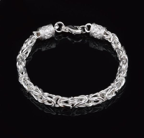 new 925 sterling silver chain bracelet 6mm x20cm street style fashion jewelry christmas gifts low kka10806604398, Golden;silver
new 925 sterling silver chain bracelet 6mm x20cm street style fashion jewelry christmas gifts low kka10806604398, Golden;silver