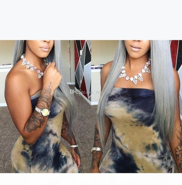 brazilian grey full lace human hair wigs straight silver gray glueless front lace wigs 130 density with bleached knots gray w6111717, Black;brown
brazilian grey full lace human hair wigs straight silver gray glueless front lace wigs 130 density with bleached knots gray w6111717, Black;brown