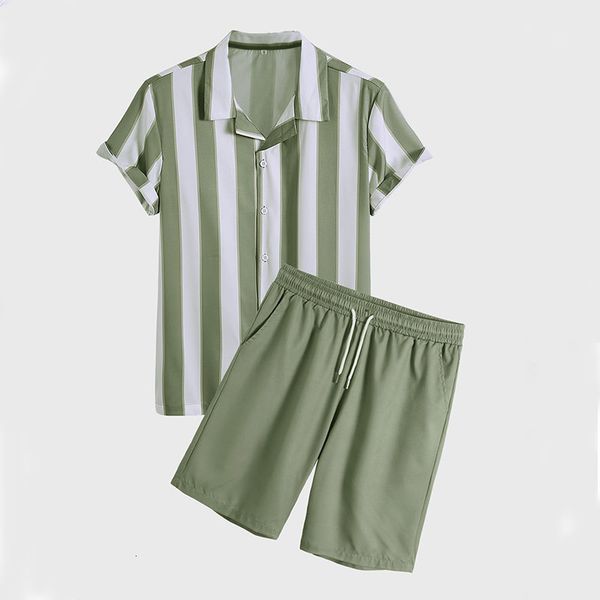 mens tracksuits striped short sleeve suit hawaiian casual button long shirt beach shorts street wear 2 piece set 230715, Gray
mens tracksuits striped short sleeve suit hawaiian casual button long shirt beach shorts street wear 2 piece set 230715, Gray