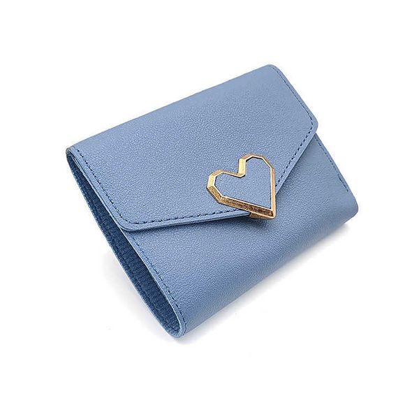 new change bag female short version three fold wallet student metal heart mini wallet
new change bag female short version three fold wallet student metal heart mini wallet