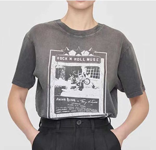 23ss summer women designer t shirt new pullover classic star motorcycle print anines wash stir fry dye spray bings beach tees short sleeve t, White
23ss summer women designer t shirt new pullover classic star motorcycle print anines wash stir fry dye spray bings beach tees short sleeve t, White
