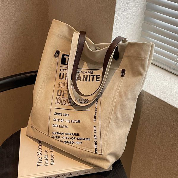 spring canvas bag for women new college student classroom handbag versatile large capacity commuting one shoulder tote bag fashion bag
spring canvas bag for women new college student classroom handbag versatile large capacity commuting one shoulder tote bag fashion bag