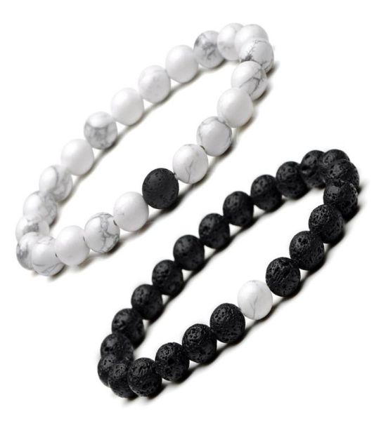 handmade white turquoise natural stone lava stone bracelet essential oil diffuser couples bracelets jewelry6176109, Black
handmade white turquoise natural stone lava stone bracelet essential oil diffuser couples bracelets jewelry6176109, Black