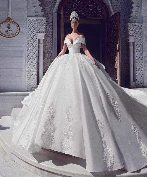 2020 vintage ball gown wedding dresses with cathedral train cascading ruffles lace applique off shoulder bridal gowns vestido de n5219355, White
2020 vintage ball gown wedding dresses with cathedral train cascading ruffles lace applique off shoulder bridal gowns vestido de n5219355, White