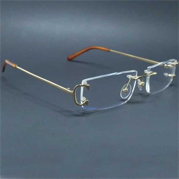 clear eye glasses for men rimless transparent mens brand designer optical frame computer eyewear carter glass frameskajia new, White;black
clear eye glasses for men rimless transparent mens brand designer optical frame computer eyewear carter glass frameskajia new, White;black