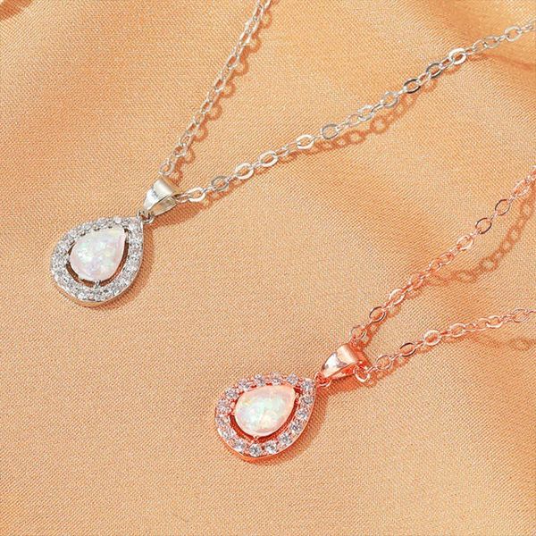 vintage iced out cubic zirconia necklace opal water drop pendant crystal sweet rose gold color aesthetic chain jewelry collars accessories f, Silver
vintage iced out cubic zirconia necklace opal water drop pendant crystal sweet rose gold color aesthetic chain jewelry collars accessories f, Silver