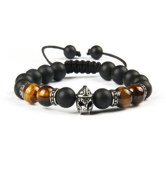 new not fade bracelet whole 10pcslot stainless steel helmet braided bracelet with natural 10mm matte black agate stone beads9059863, Golden;silver
new not fade bracelet whole 10pcslot stainless steel helmet braided bracelet with natural 10mm matte black agate stone beads9059863, Golden;silver