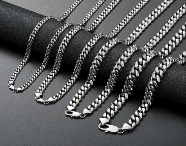 stainless steel cuban link chain necklace silver mens necklaces hip hop jewelry 6 8 10 12mm268u2136914
stainless steel cuban link chain necklace silver mens necklaces hip hop jewelry 6 8 10 12mm268u2136914