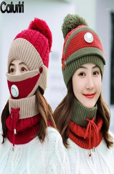 beanies caluriri windproof hat women warm knit hats scarf sets winter padded mask neck protector 3 pc set cycling wool caps2467757
beanies caluriri windproof hat women warm knit hats scarf sets winter padded mask neck protector 3 pc set cycling wool caps2467757