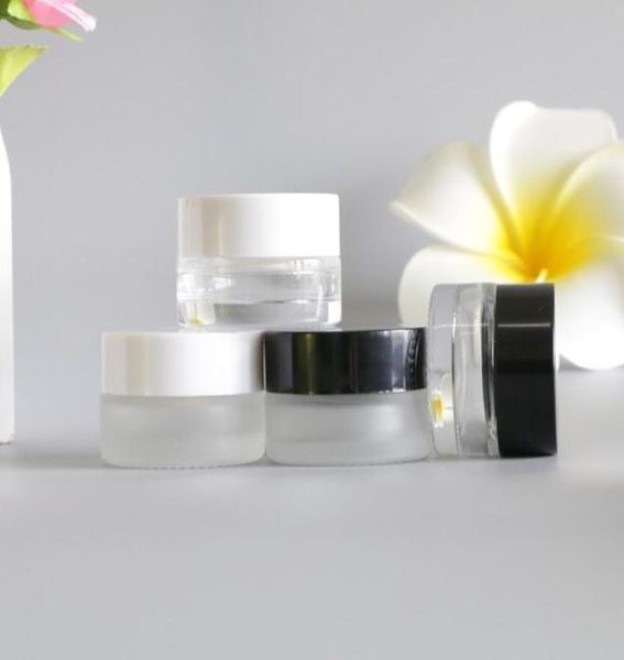 5g transparent frosted glass whitening cream jars liquid makeup lotion face mask skin care empty cosmetics containers 120pcslot5030060
5g transparent frosted glass whitening cream jars liquid makeup lotion face mask skin care empty cosmetics containers 120pcslot5030060