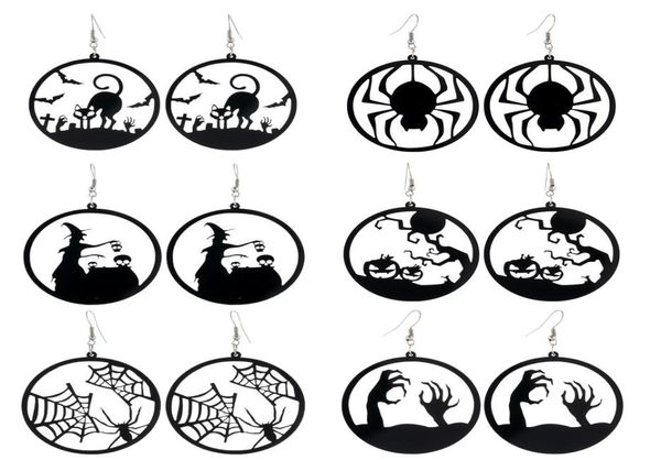halloween dangle earrings creative new horror spider pumpkin witch black cat round acrylic earring 6 styles7582703, Silver
halloween dangle earrings creative new horror spider pumpkin witch black cat round acrylic earring 6 styles7582703, Silver