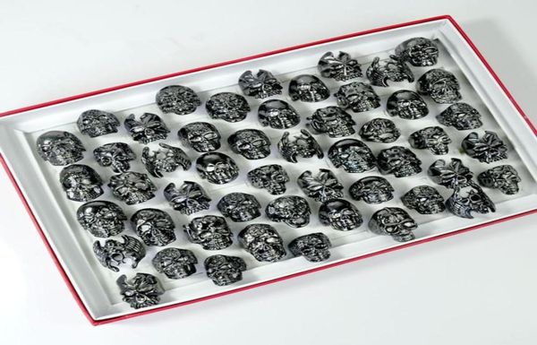 mixed style mixed size gothic skull rings big size metal punk style rock men and women jewelry accessories biker gifts 0018372967, Silver
mixed style mixed size gothic skull rings big size metal punk style rock men and women jewelry accessories biker gifts 0018372967, Silver