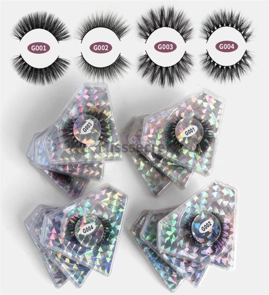 new natural 3d eyelashes false eyelashes reusable fake 3d mink eyelash eyelash extension mink lashes eye lashes makeup maquiagem1086016