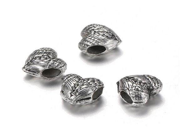 100pcs/lot silver tone 11.8*11.26mm feather heart bead charm cute love heart angelic feathers beads fit bracelet bangle diy jewelry5009742, Black
100pcs/lot silver tone 11.8*11.26mm feather heart bead charm cute love heart angelic feathers beads fit bracelet bangle diy jewelry5009742, Black