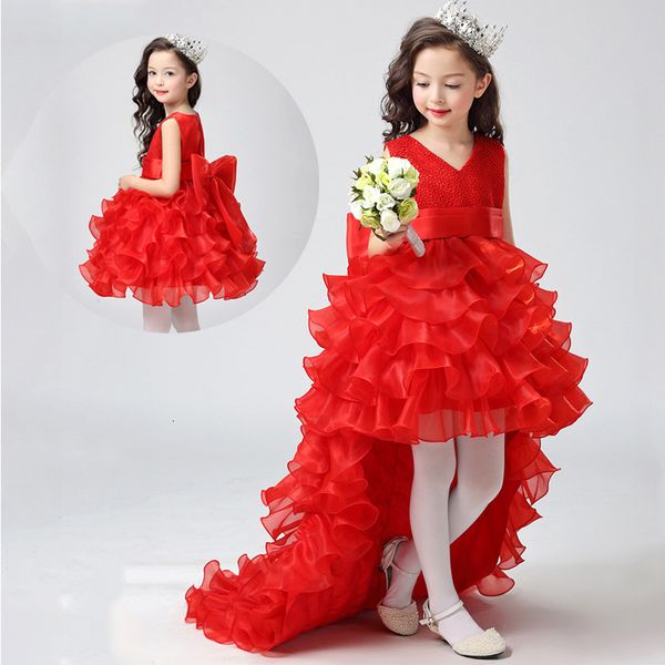 girl's dresses summer trailing flower girl dress elegant party wedding birthday ball gown bridesmaid dress bow-knot princess kid clothe, Red;yellow
girl's dresses summer trailing flower girl dress elegant party wedding birthday ball gown bridesmaid dress bow-knot princess kid clothe, Red;yellow