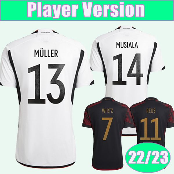 22 23 gnabry player edition soccer jerseys kimmich havertz reus muller sane musiala kehrer home away football shirt uniforms, Black;yellow
22 23 gnabry player edition soccer jerseys kimmich havertz reus muller sane musiala kehrer home away football shirt uniforms, Black;yellow
